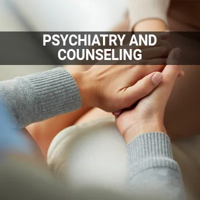 Visit our Psychiatry and Counseling page